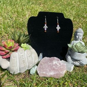 Lotus flower earrings 🧘‍♀️🧘🧘‍♂️❤️‍🔥